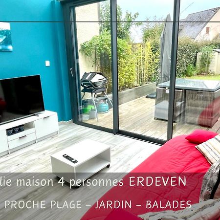 Jolie Petite Maison A 500M De La Plage D'เอร์เดอว็อง ภายนอก รูปภาพ
